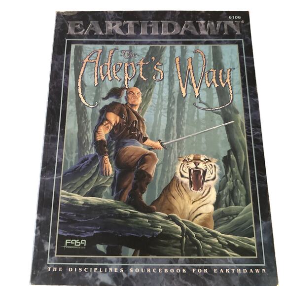 FASA Earthdawn The Adept's Way, The Disciplines Sourcebook For Earthdawn 6106 - Picture 1 of 6